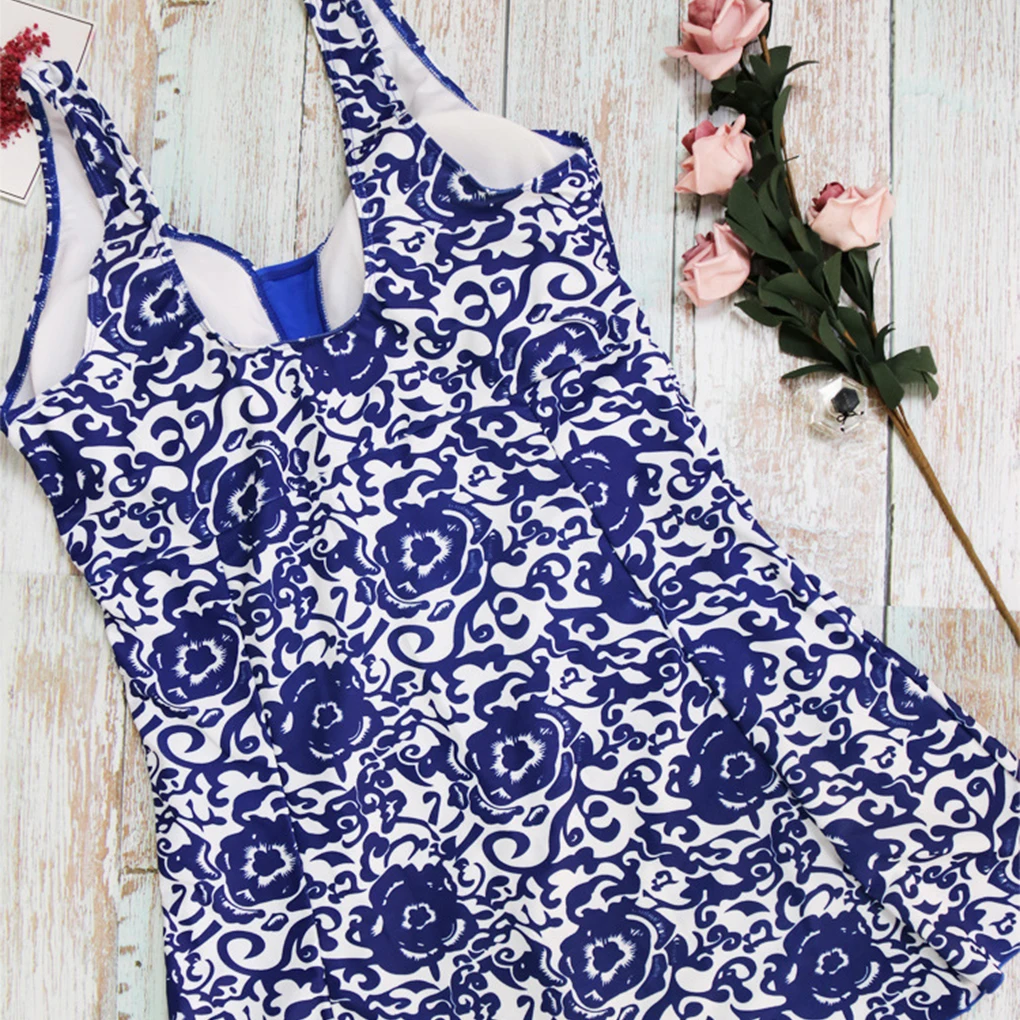 Легкое и дышащее хлопковое платье для плавания-стильный быстросохнущий удобный