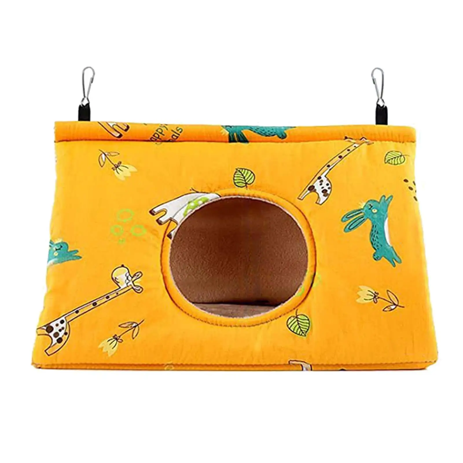 Peony Parrot Hammock Bird Nest Winter Warm Bird Nest House Plush Birds Hideaway Sleeping Bed for Parakeet Cockatiels
