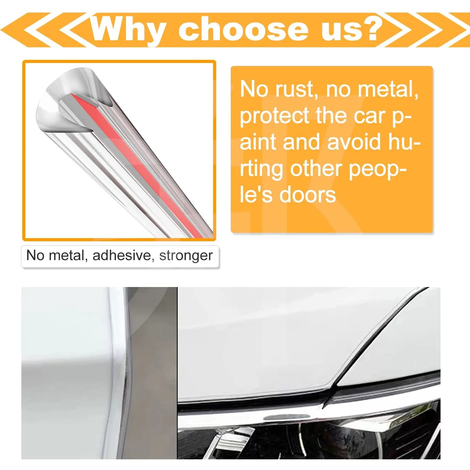 Лента U-образная для защиты от ударов двери автомобиля 5/10 м |