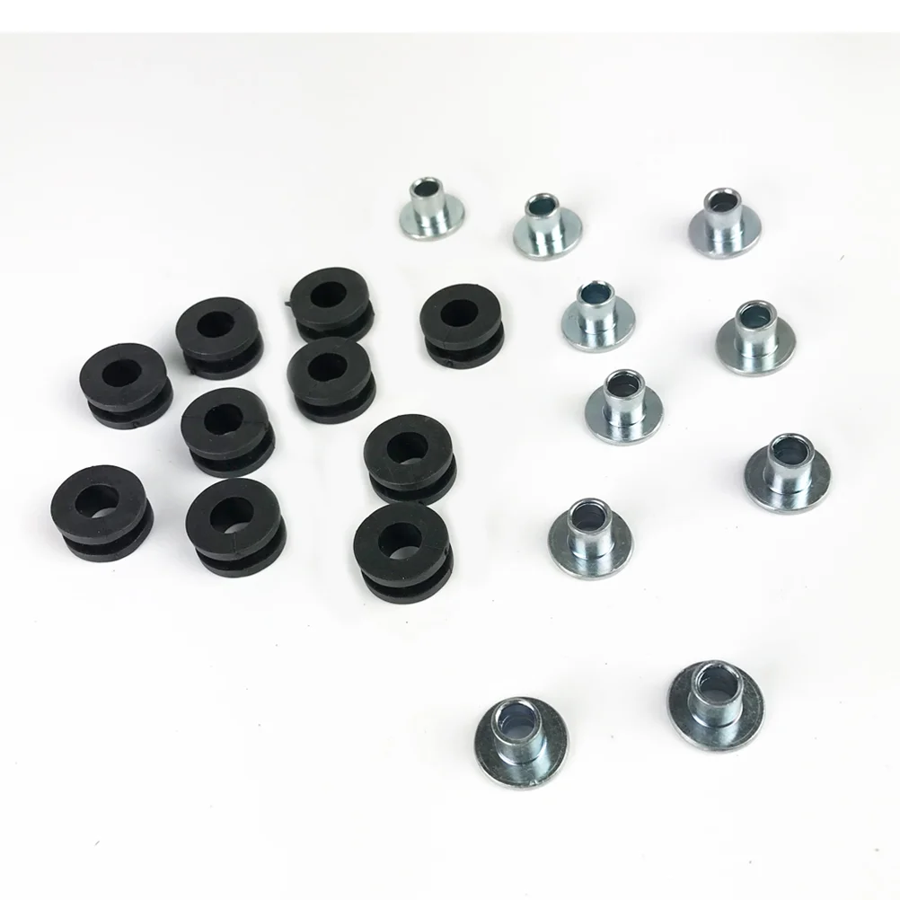 

1 Set Shell Washer Ring Car Plate Rubber Pad Decompression Pad Motorbike Gasket Ring Anti Vibration Damper Washer
