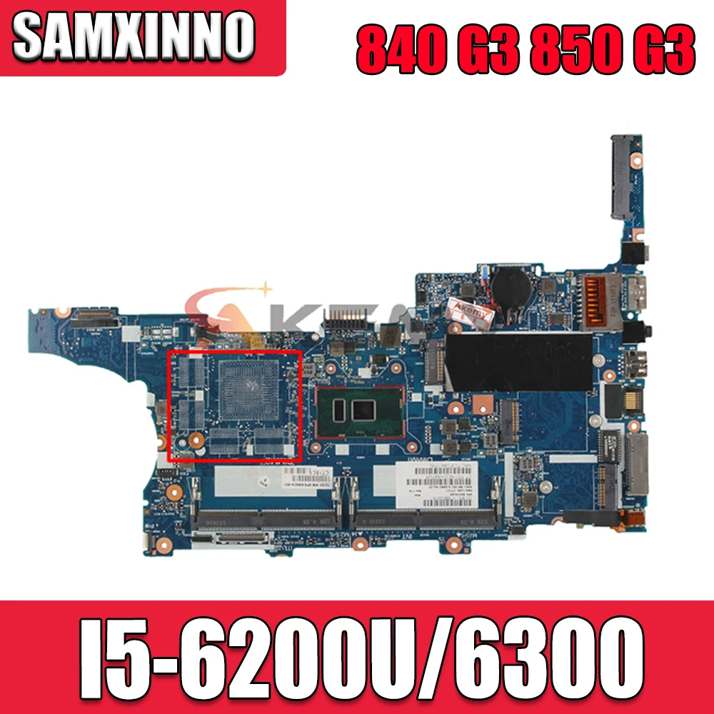 

Материнская плата 6050A2892401 для ноутбука HP EliteBook 840, G3, 850, I5, I7, 6-го поколения