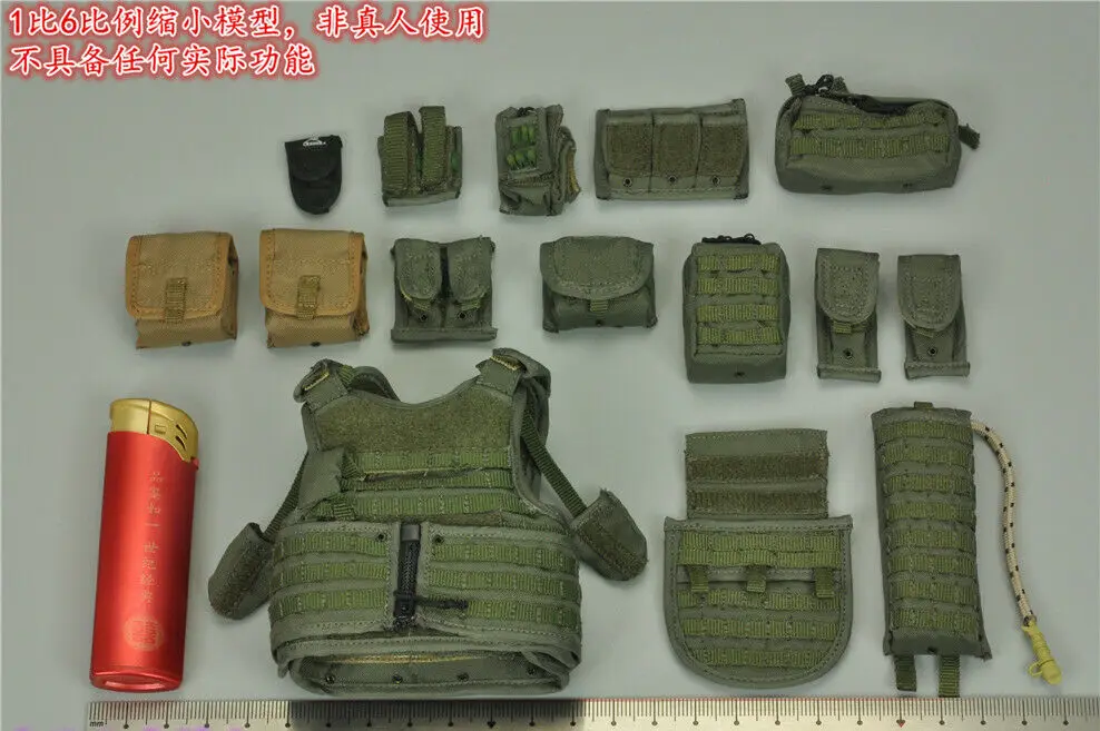 

DAMTOYS DAM 1/6 78074 American Delta Machine Gunner RAV Vest & Bag Model
