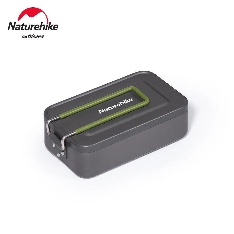 

Naturehike Ланч-бокс из алюминиевого сплава, нержавеющая коробка для пикника, открытый ужин, путешествия, Отдых на природе, еда содержит завтрак, ...