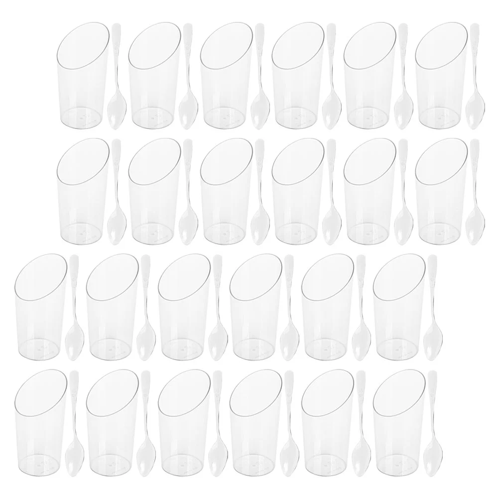 24 комплекта десертных чашек нежные бокалы для мусса многофункциональные сменные