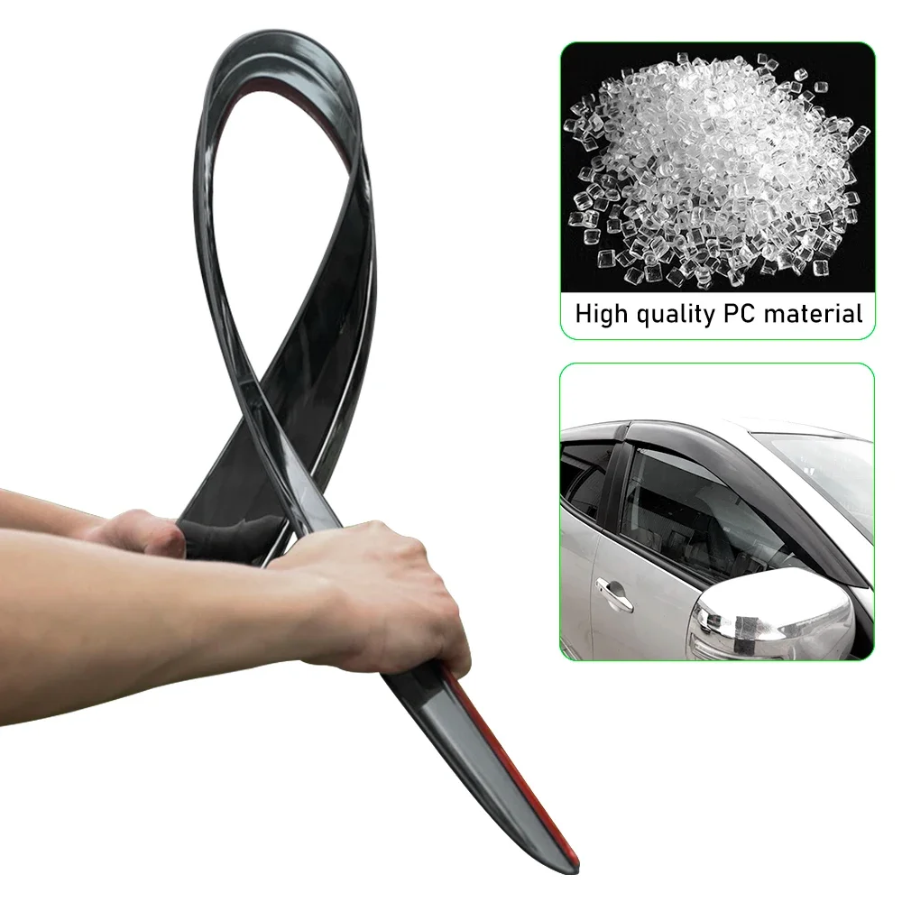 Ветрозащитный экран для Mitsubishi Triton 2015 -2023 1 комплект