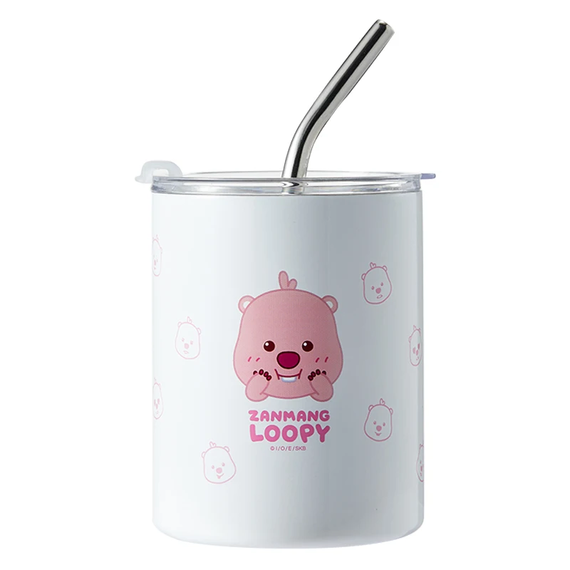 Miniso Loopy термос чашка Kawaii маленький Бобер воды из нержавеющей стали с вакуумной