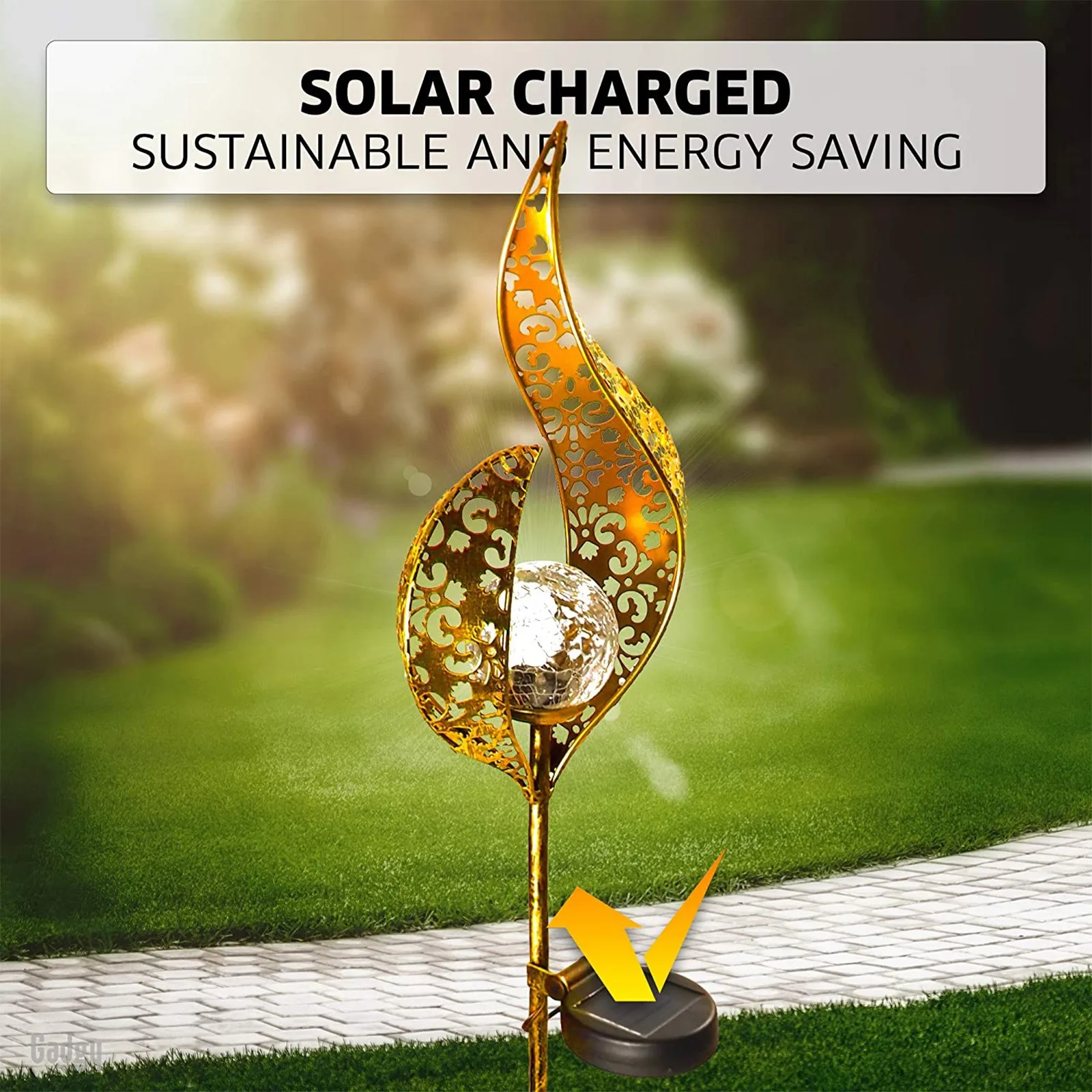 Солнечные фонарики с пламенем 2 шт. |