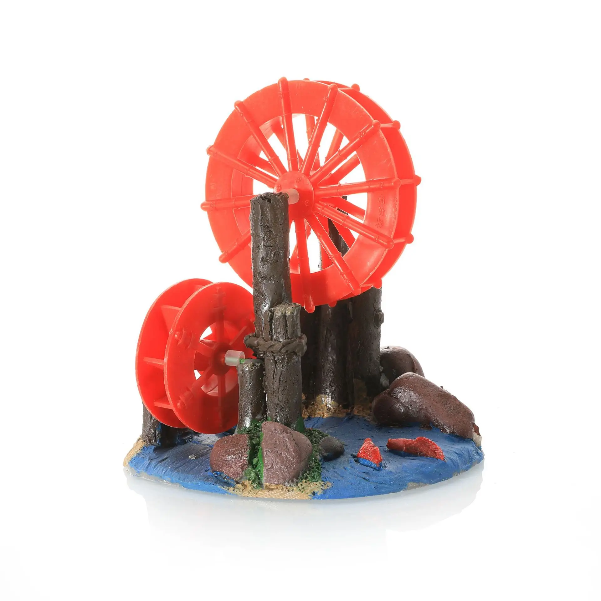 Декоративное колесо ветряной мельницы для аквариума украшения из смолы товары