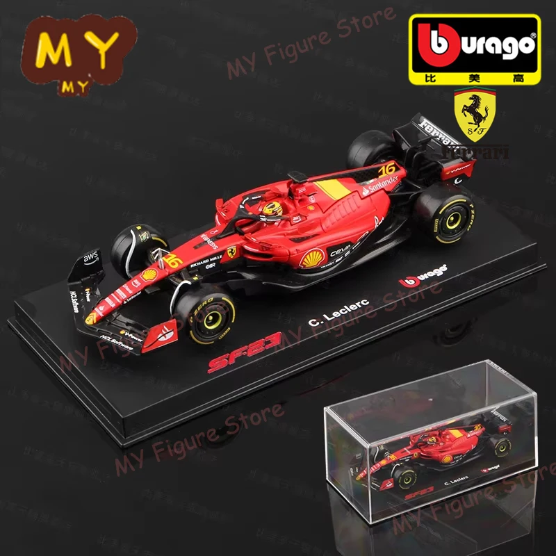 Bburago 1:43 Ferrari SF-23 Monza Livery SF23 Las Vegas 16 # Формула-1 в твердом переплете коллекция