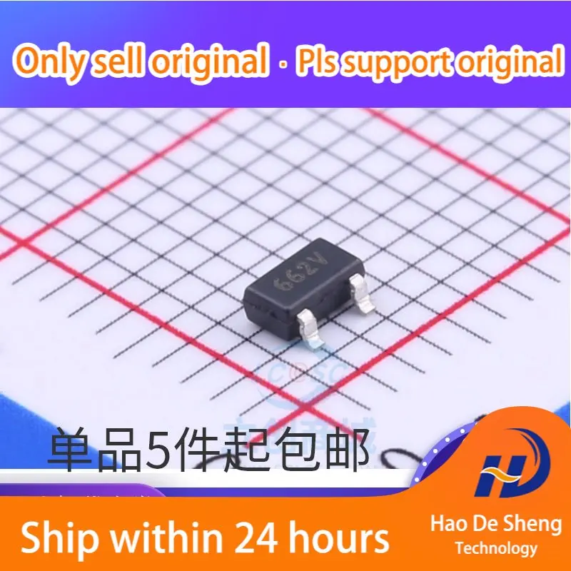 10 шт./лот XC6206P332MR SOT23-3L Logo 662K 3,3 V Низкий Дифференциальный Линейный регулятор напряжения IC новая Оригинальная фотография