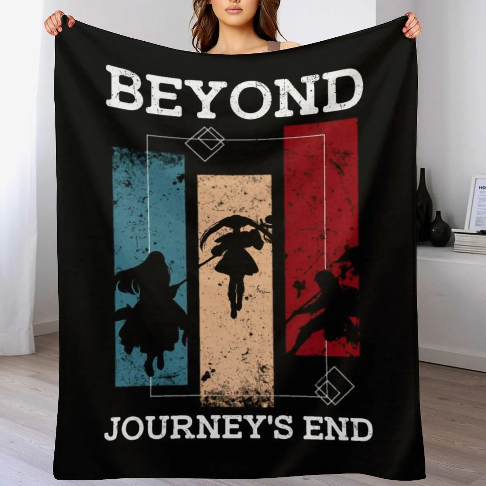 Frieren — все основные персонажи Party с папоротником и Старкой из Sousou no Anime SNF-168 Плед