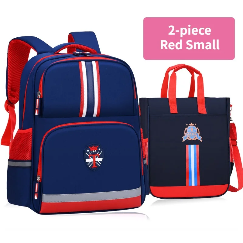 Grade 1-6 Children Students British Style Large Capacity Backpacks New Primary Girl Boy Fashion Waterproof School Tutorial Bags