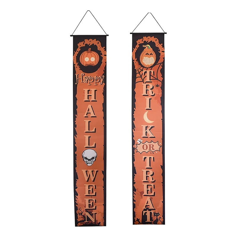 

Украшения на Хэллоуин, уличные баннеры для приветствия, знаки для крыльца, для входной двери, для двора, гирлянда, товары Вечерние