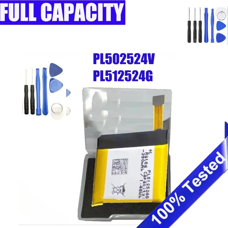 Совершенно новая батарея PL502524V PL512524G для Huami AMAZFIT T-rex Verge Lite Gtr A1918 A1801 A1811 A1808, перезаряжаемая батарея (art.: 3920da3e6fc20) - 3920da3e6fc20