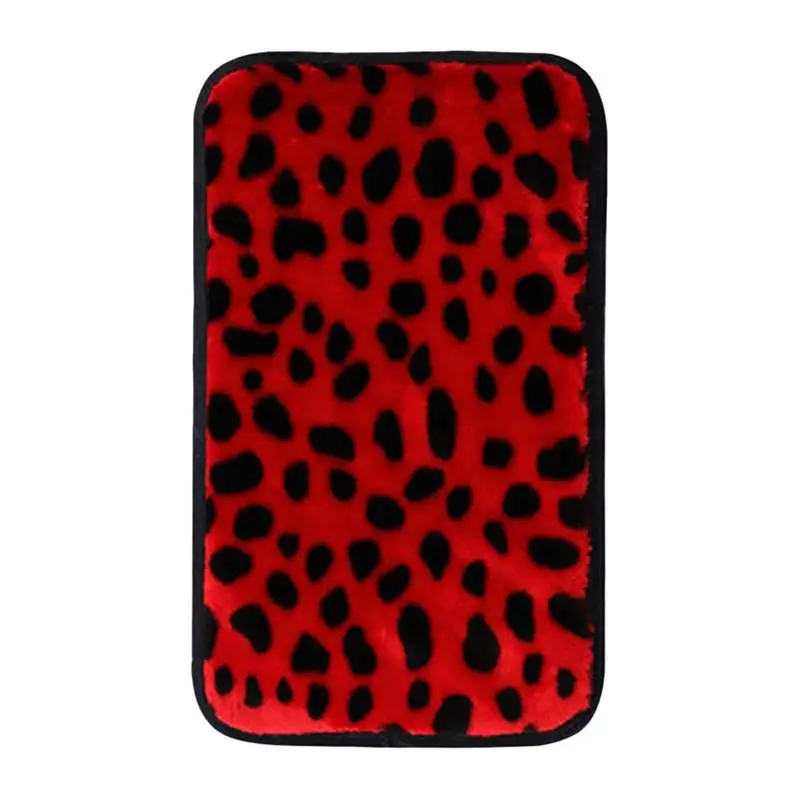 

Leopard Print Four Seasons Car Armrest Cover Mat Universal Center Console Cover Pad Armrest Pad Auto Accessories Interior