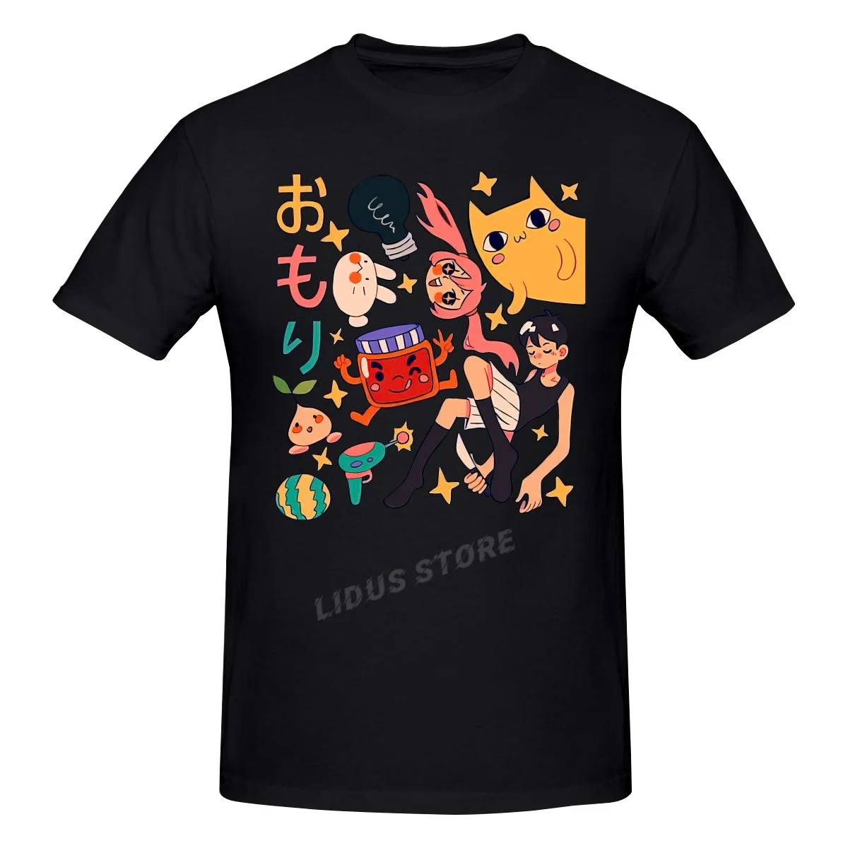 

Omori T Shirt Casual Top Fashion Streetwear Game Printing T-Shirt Harajuku Cotton Short Sleeved Tshirt Cosplay Clothing Tees