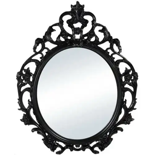

Baroque Oval Wall Mirror 24"x19"