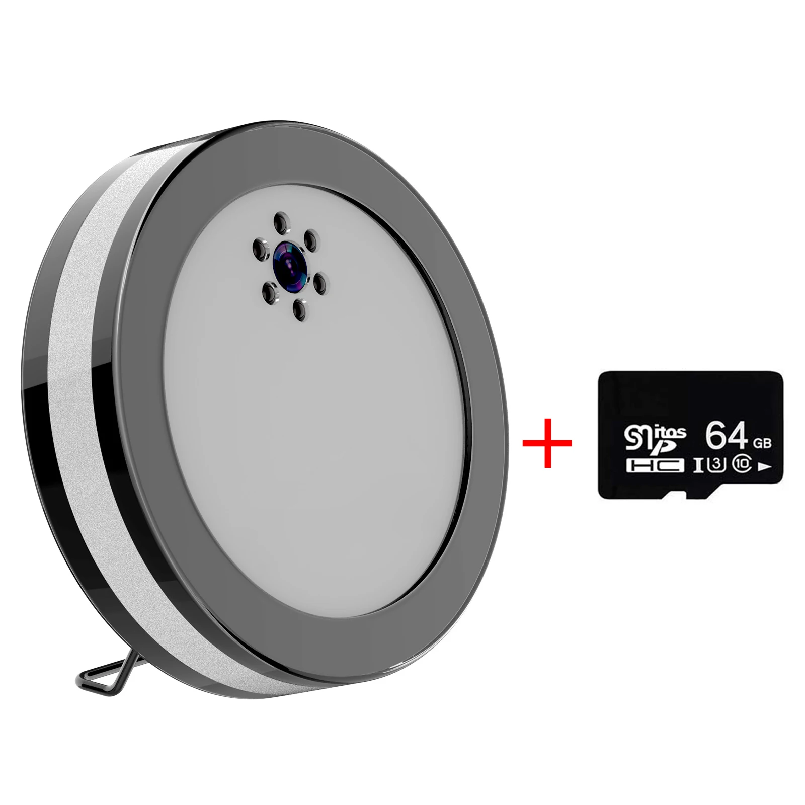 1080P HD Мини-будильник Камера Беспроводное Wi-Fi Приложение ИК ночного видения DVR Обнаружение движения Регистратор безопасности Монитор наблюдения