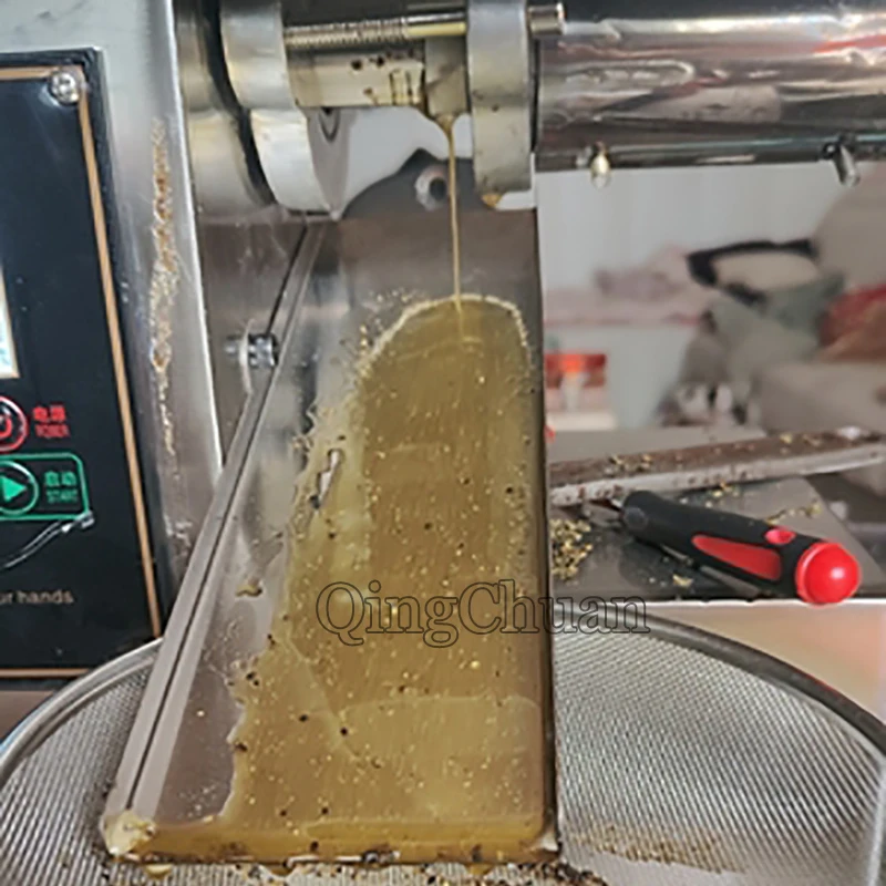 Автоматическая машина для прессования масла 1750 Вт Бытовая выжималка семян