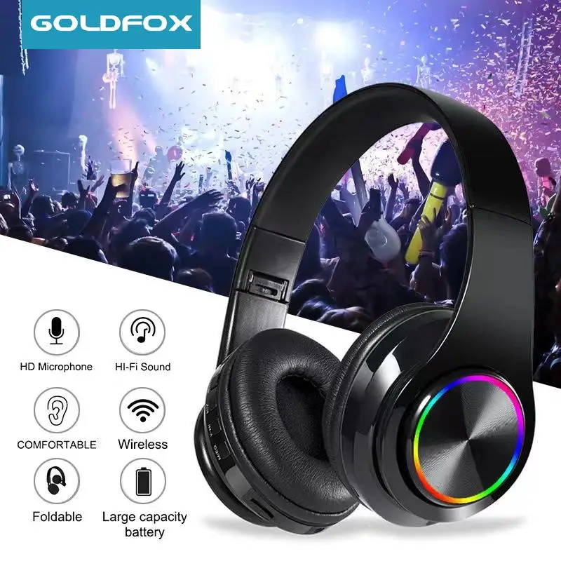 Bluetooth-наушники с FM-радио и поддержкой SD-карты, с микрофоном