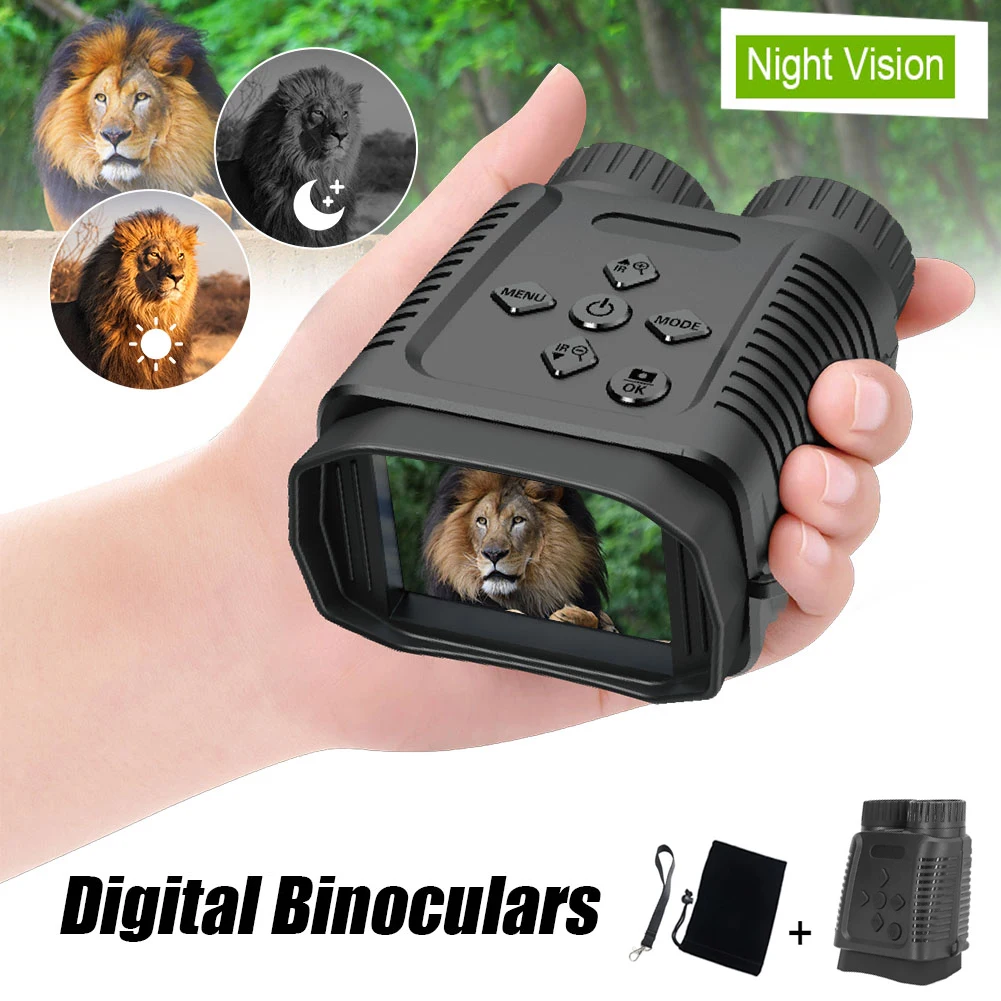 

Night Vision Digital Binoculars Infrared Lens Hunting Telescope Camping Equipment 4x Digital Zoom Hunt Animal Photography Video