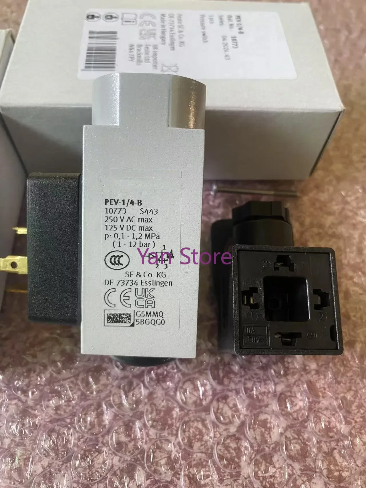 

Адаптирующий реле давления Festo 175250 nei-1/4-b-od 161760 192488 nei-1/4-b10773 192489 27-масляная