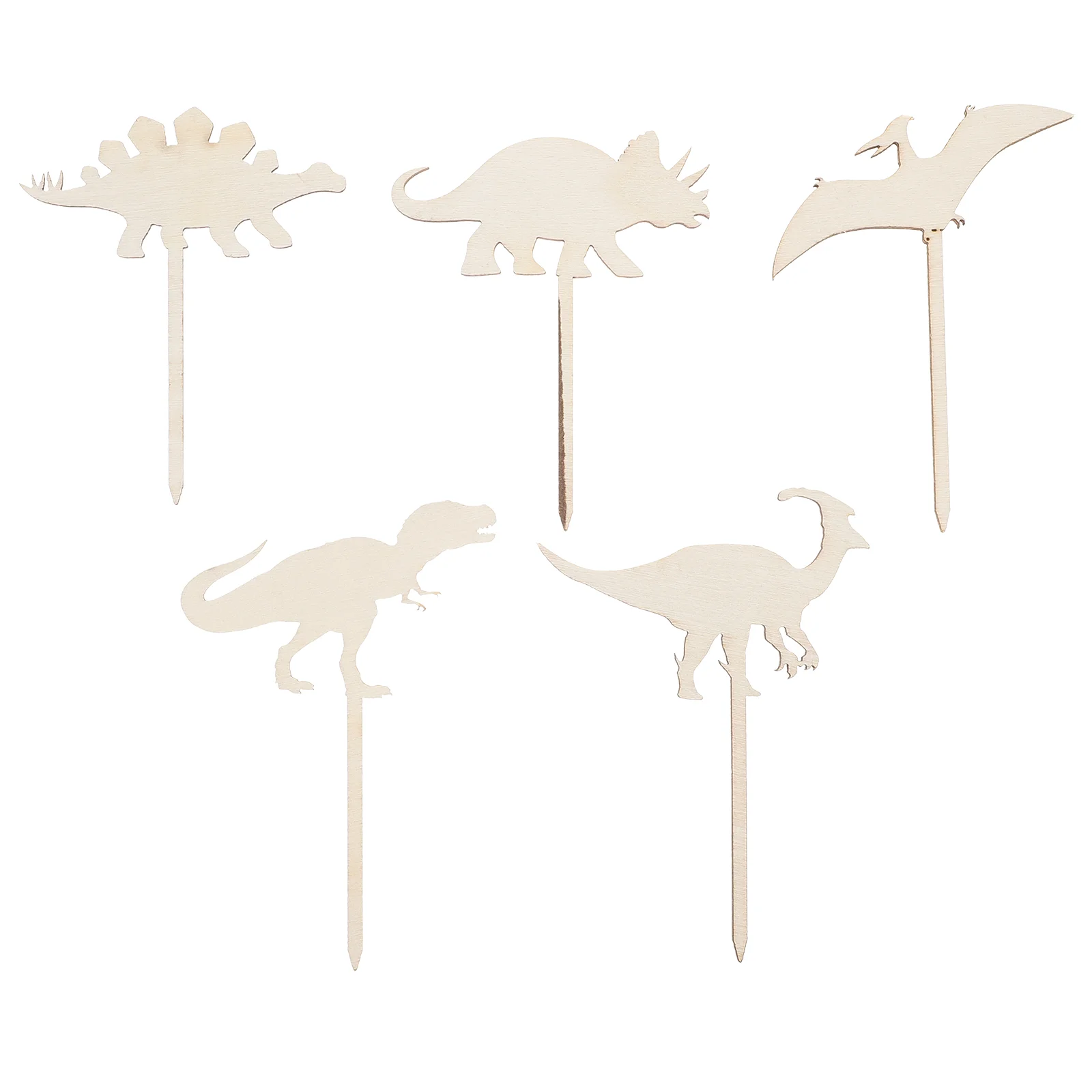 

Cakebirthday Picks Decoration Topper Baby Party Shower Wooden Cupcake Toppers Decorationsmuffin Supplies Appetizer Dessert Stick