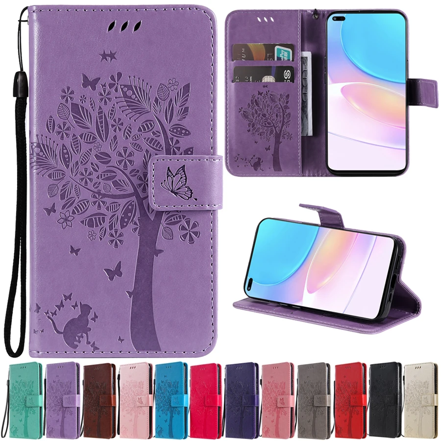 Кожаный чехол-бумажник для Honor 50 Lite 20 10X 7A Huawei P50 Pro P40 P30 P20 P Smart 2021 2020 2019 | Мобильные