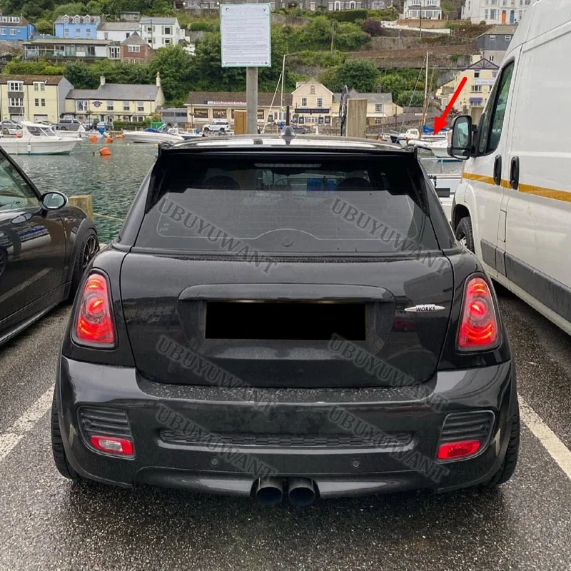 Для R56 R56S R53 JCW Mini Cooper Ver.2.112.12 2007-2013: карбоновый спойлер-антикрыло на крышку багажникакрышу (art.: 3920d80e01aee) - 3920d80e01aee