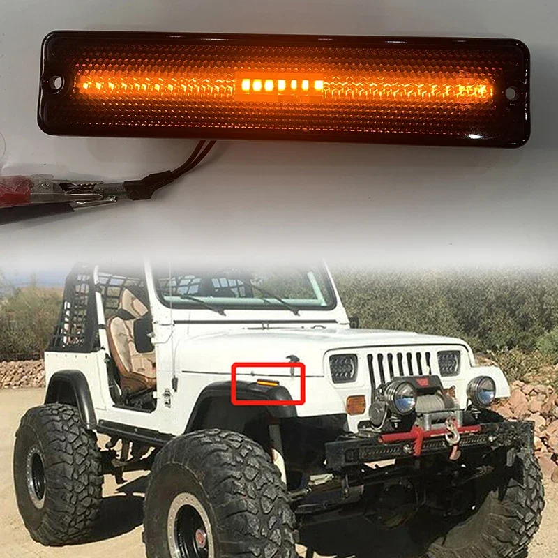 Фонари указателя поворота для Jeep Wrangler YJ 56001424 1987 1988 1989 1990 1991-1992 1994