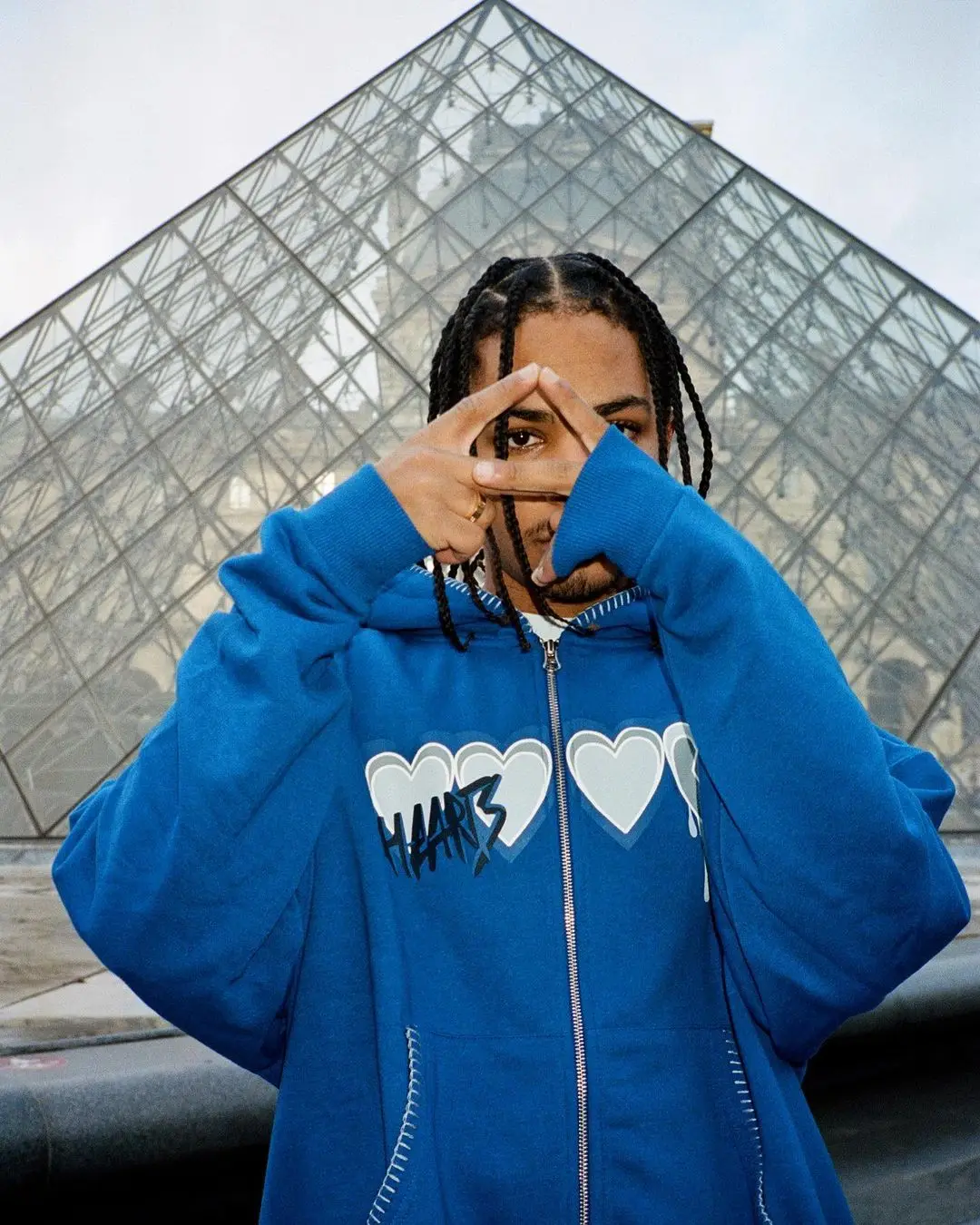 Y2K модные толстовки с капюшоном рисунком сердца спортивное - Цена: 1650.9