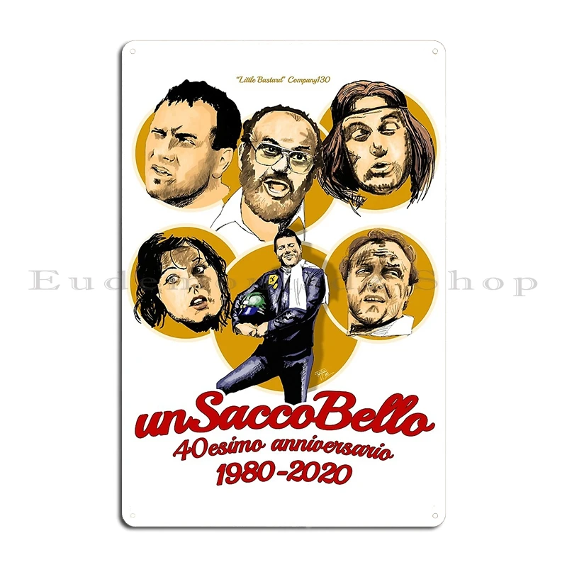 Il Secondo Tragico Fantozzi The Second Tragic металлическая табличка постер персонализированный