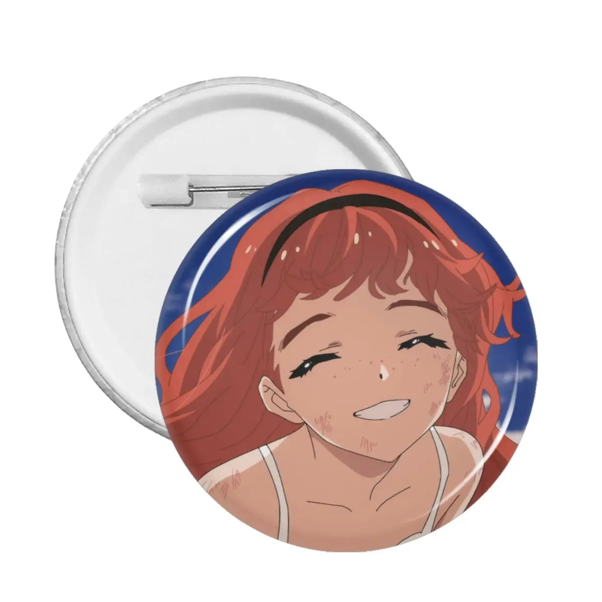 

Мягкие булавки на пуговицах Wonder Egg в приоритете, подарочные аксессуары для одежды, аниме Броши с оборками, модный значок для мальчиков и дево...