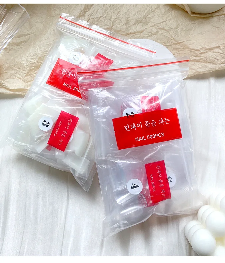 500 шт./коробка накладные ногти для наращивания ногтей