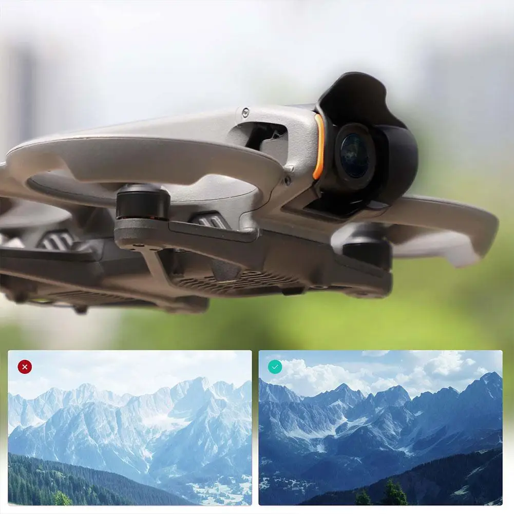 Крышка объектива для DJI AVATA 2 с антибликовым покрытием и защитой от астигматизма
