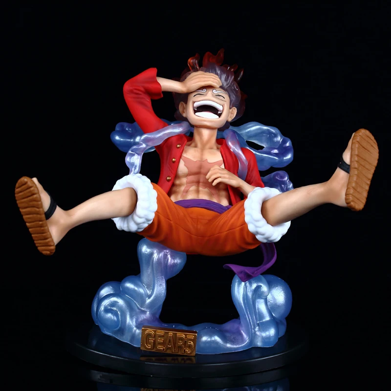 

18cm One Piece Anime Figure Luffy Gear 5 Sun God Action Figures Statue Collection Pvc Model Doll Toys