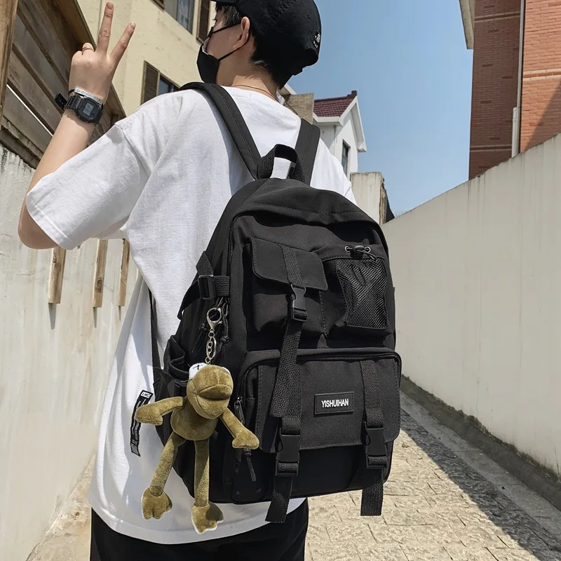 

Классная школьная сумка для мальчиков и женщин, вместительный рюкзак для инструментов для учеников старших классов, дорожные сумки для муж...