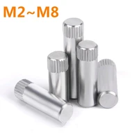 knurled pin 1020pcs 304 stainless steel knurled pin cylindrical pin shaft pin toy connecting rod lock m2 5 m3m4m5m6m8 hinge pin