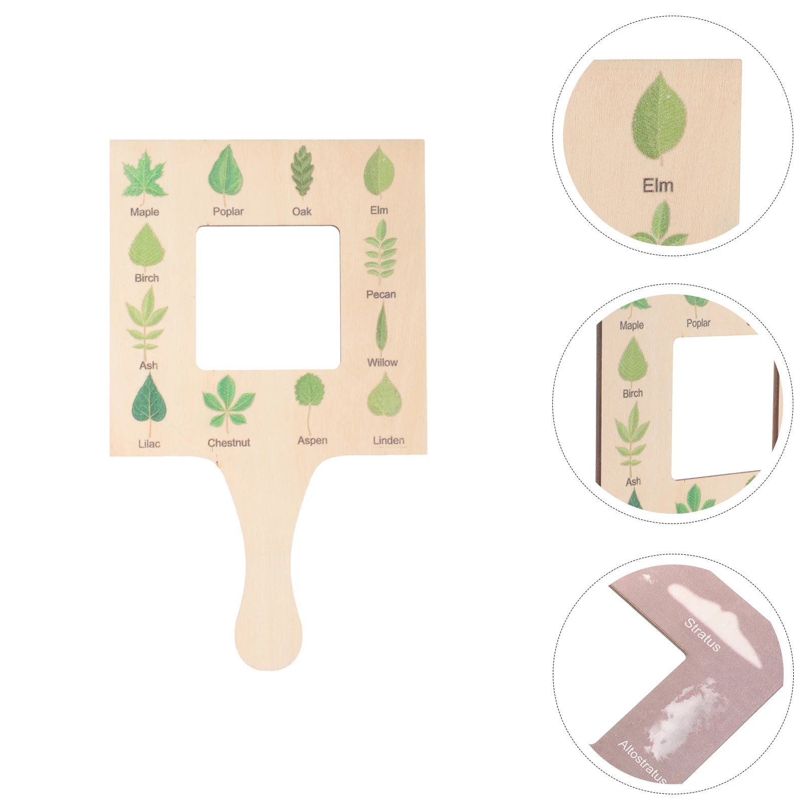

Nature Wood Guide Finder Exploration Viewer Children Toy Outdoor Identification Toys