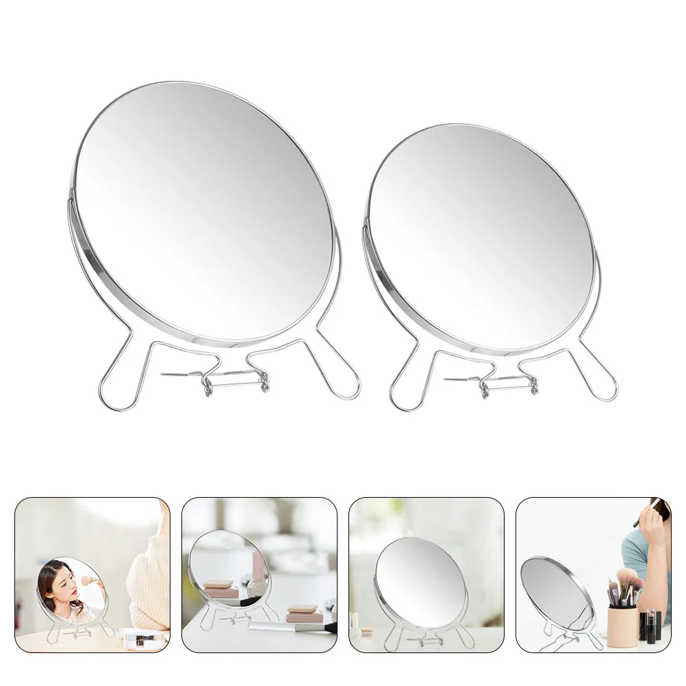 

Двухстороннее косметическое зеркало, косметическое зеркало, вращающееся зеркало для макияжа в спальне, 2 шт.