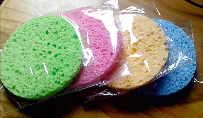 100 шт. зеркальная губка для мытья лица ShinBay