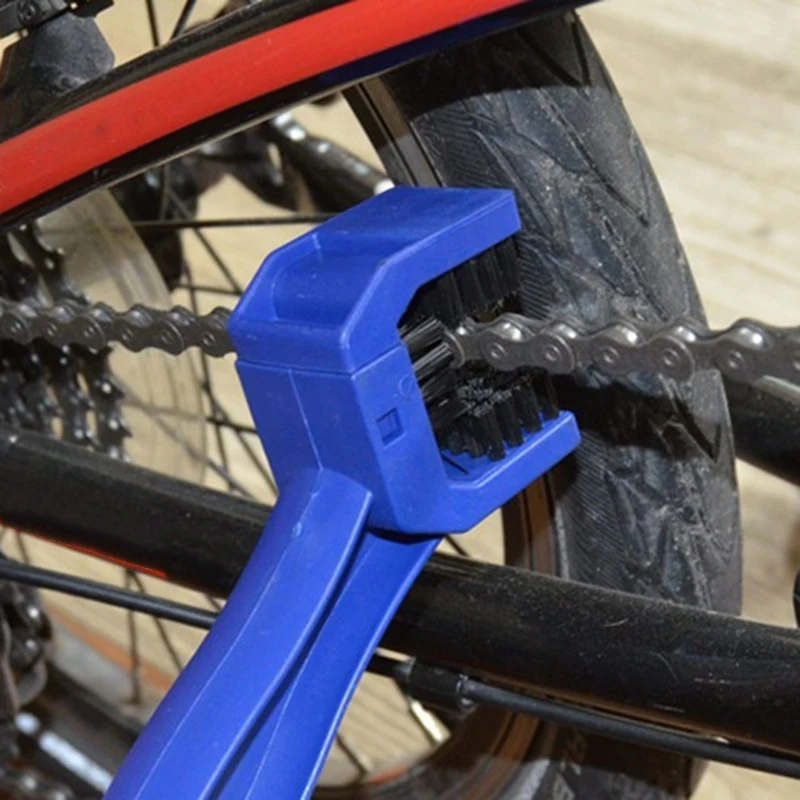

New Plastic Cycling Motorcycle Bicycle Chain Clean Brush Gear Grunge Brush Cleaner Outdoor Cleaner Scrubber bisiklet Tools