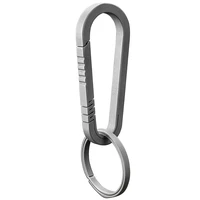 options lightweight carabiner titanium alloy keychain backpack hanging buckle thickened to 5mm outdoor carabiner new parts