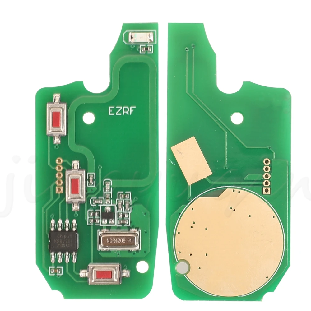 

Jingyuqin флип-брелок с дистанционным управлением, 433 МГц ID48 чип для Fiat Ducato Stilo Citroen, реле Peugeot Boxer Lancia с лезвием SIP22