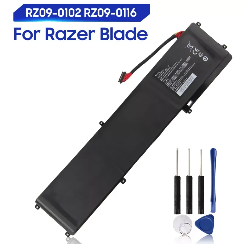 

Replacement Battery For Razer Blade RZ09-0102 RZ09-0116 E31 RZ09 14" 2014 2015 RZ09-0102 Genuine Laptop Battery 6400mAh