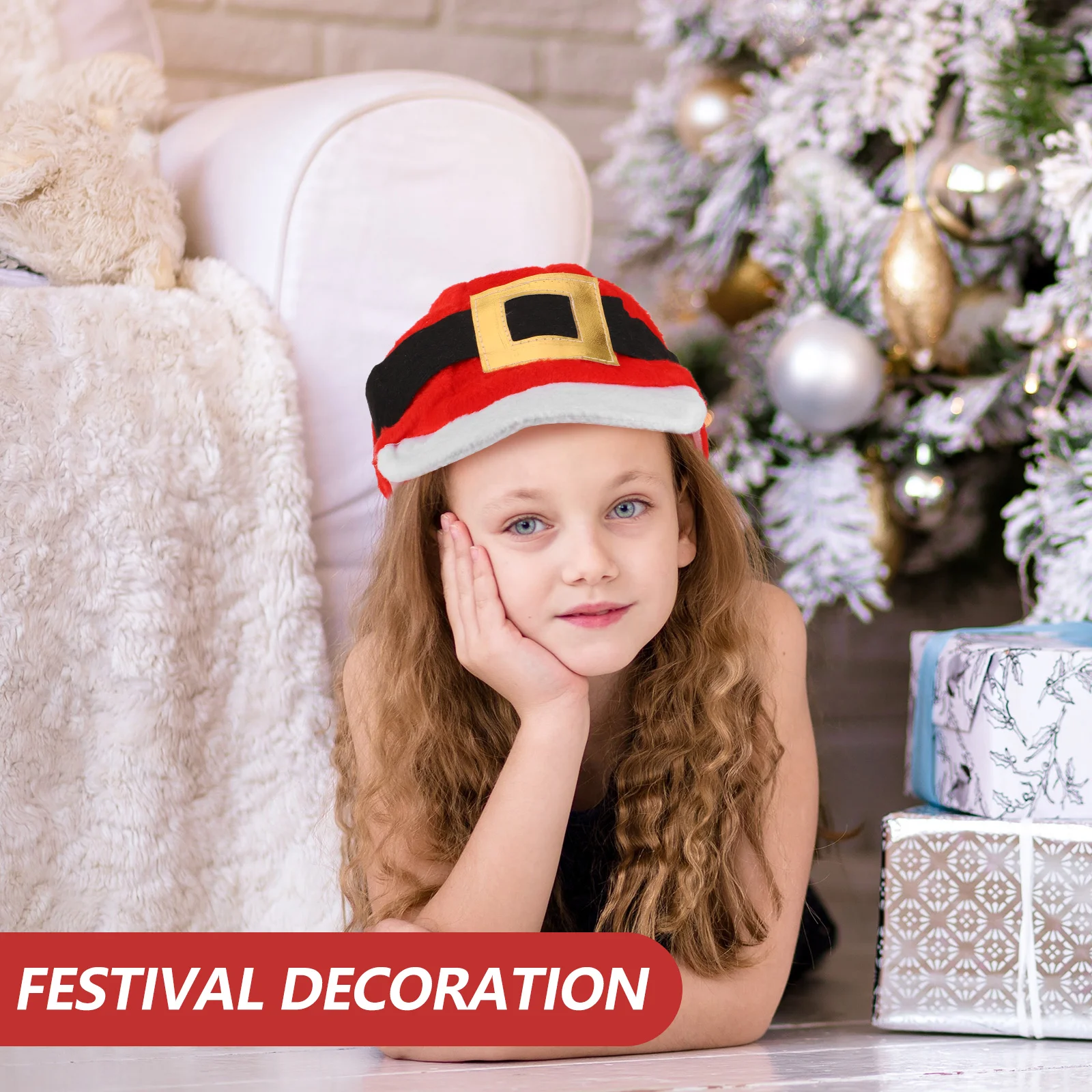 Хорошо изготовленная рождественская шапка для шеф-повара вечеринка зимний