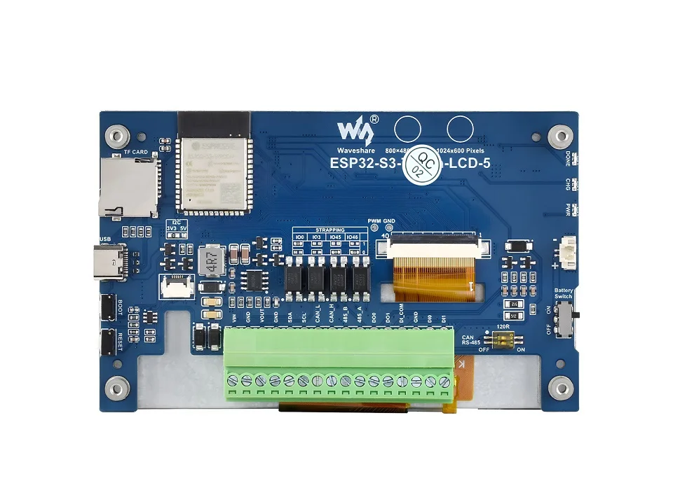 Waveshare ESP32-S3 LCD 5 дюйма 800x480