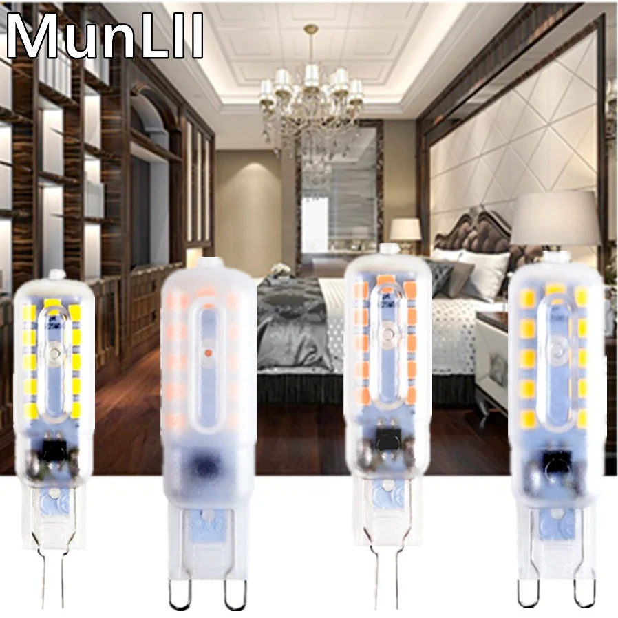 Bombillas G9 Mini Corn Bulb 220V Smart люстра IC G4 LED для внутреннего освещения светильник