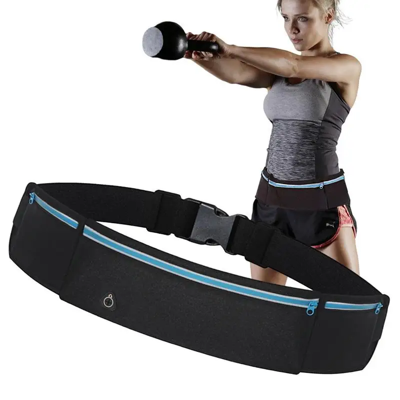 

Running Belt For Men Waterproof Fanny Pack Fitness Waist Pouch Workout Belt Sports Waist Pack Exercise Waist Bag For Running Gym