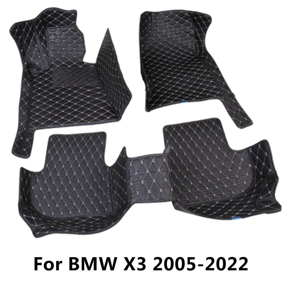 

SJ ALL Weather Custom Fit Car Floor Mats Front &Rear FloorLiner Auto Parts Carpet Mat For BMW X3 2005 2006 2007-08-09-10-11-2022